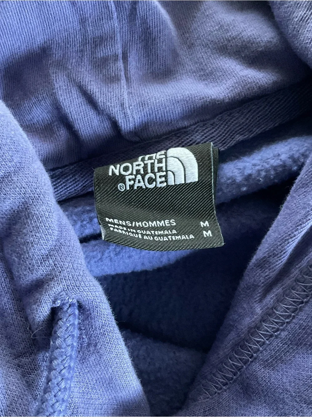Mens North Face Pullover Hoodie Sweatshirt, purple, size Medium, EUC
